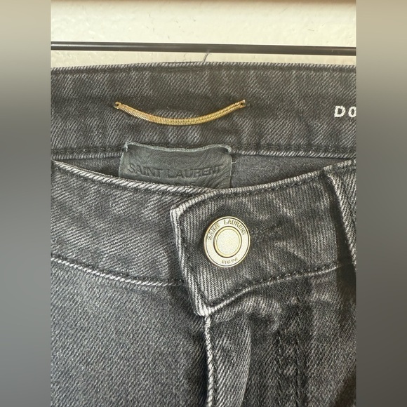Saint Laurent Black Skinny Jeans d05 w/sk-mw Size 29 - Picture 5 of 11